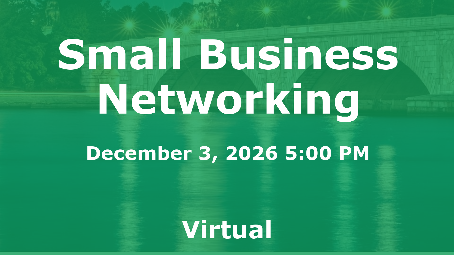 Small Business Networking event image